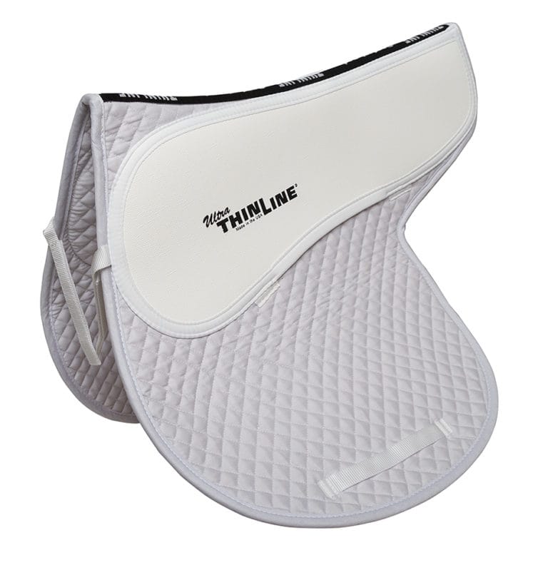 Professional Equine Horse English All-Purpose Contoured Quilted Cotton Saddle Pad Navy 72F41